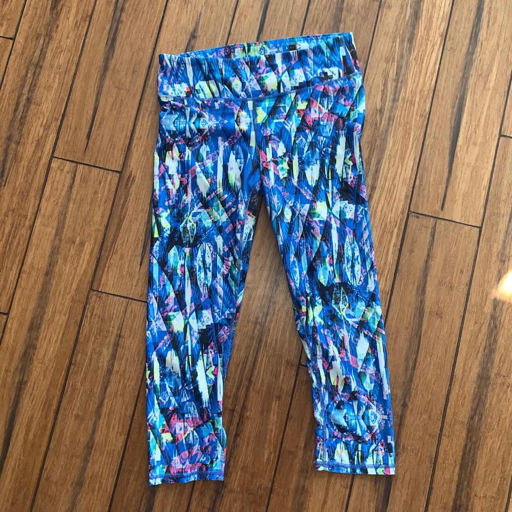 Fabletics multicolor crop leggings